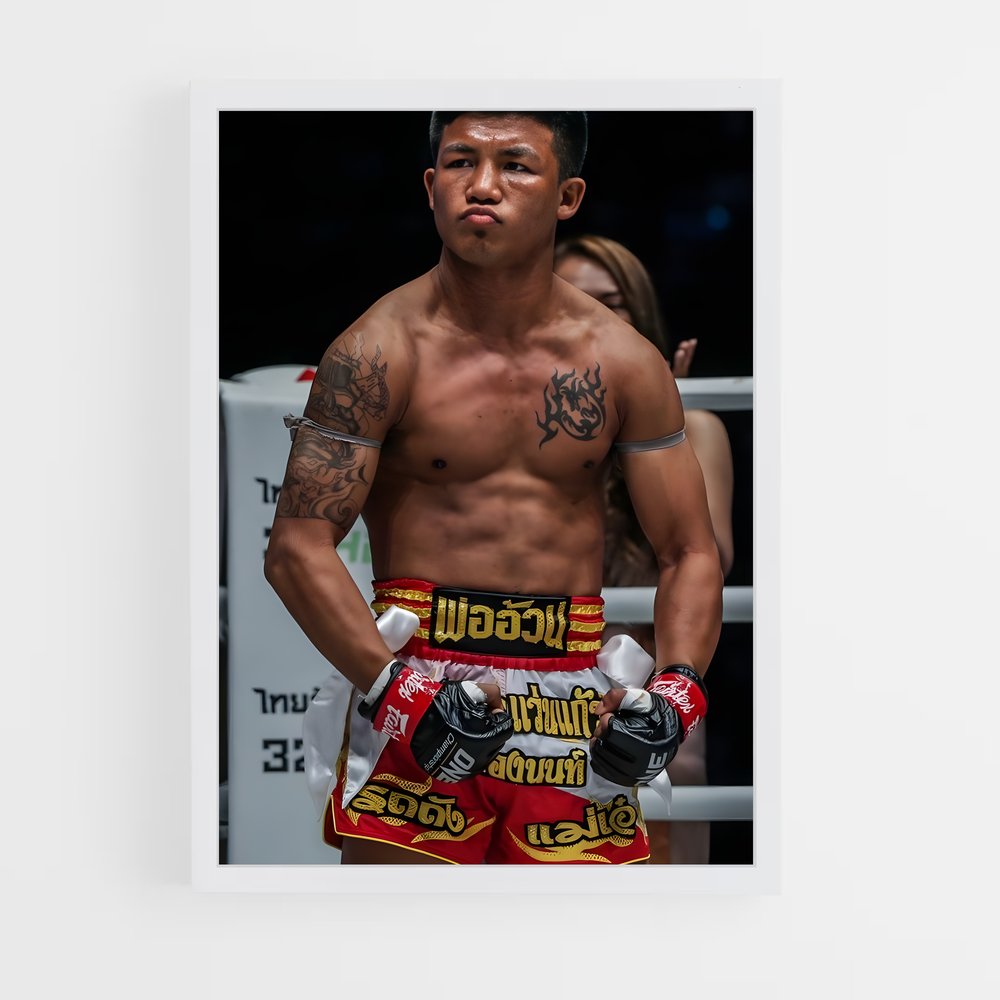 Poster Jitmuangnon Mantra – affiche MMA (vue 3)